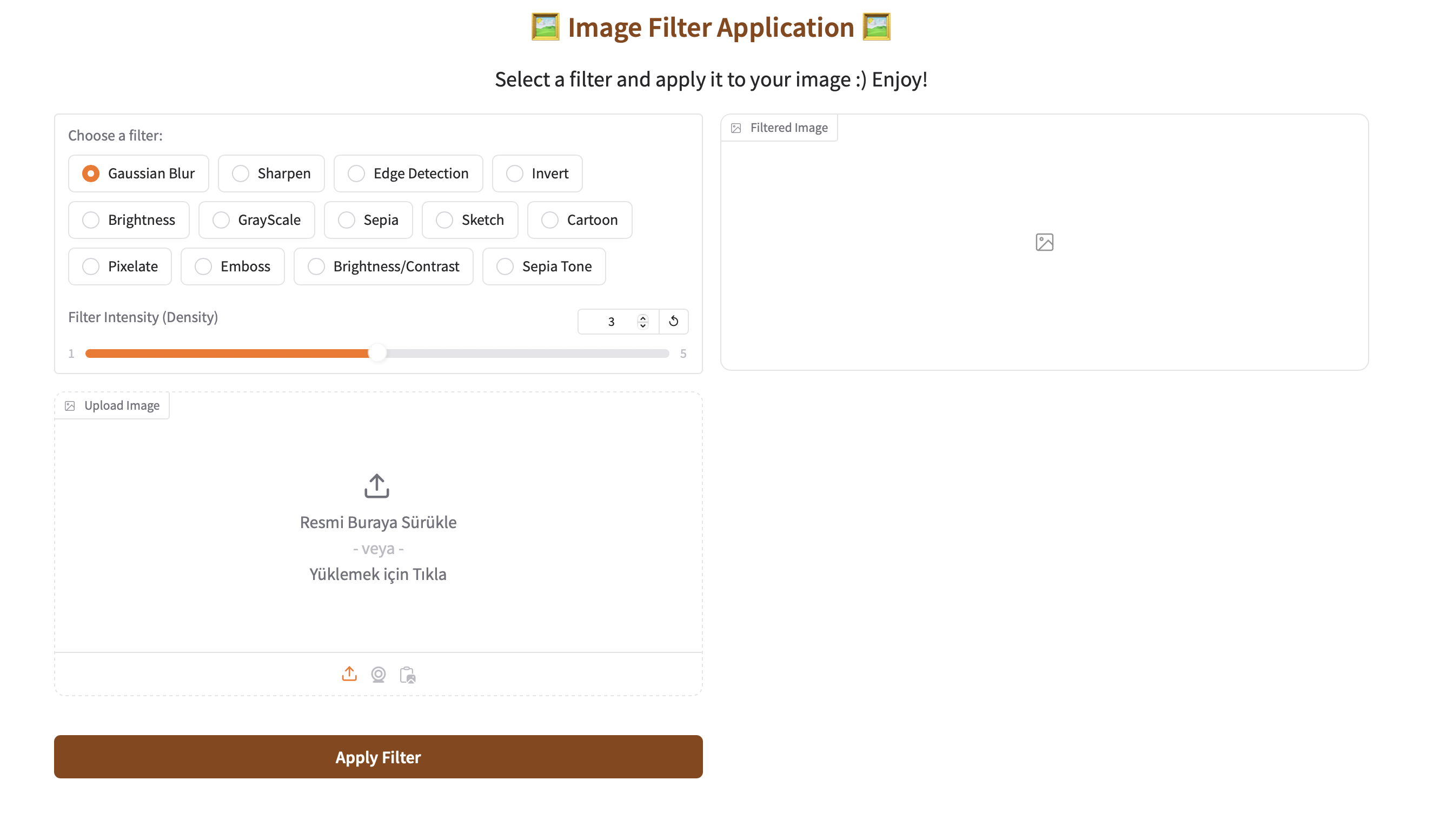 Image Filter App